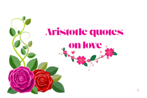 Aristotle quotes on love