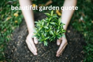 beautiful garden quote