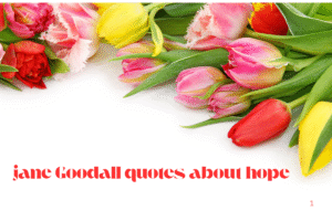 jane Goodall quotes about hope