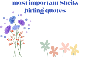 most important Sheila birling quotes