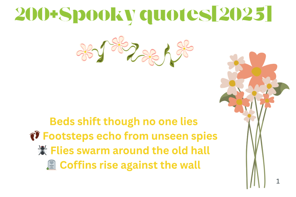 200+Spooky quotes[2025]