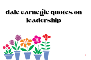 dale carnegie quotes on leadership