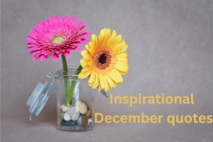 Inspirational December quotes