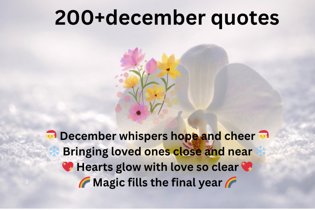 200+december quotes