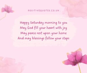 Happy Saturday Blessings and Prayers