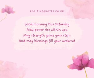 Powerful Saturday Weekend Blessings