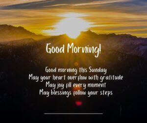 Thankful Sunday Sunday Morning Blessings