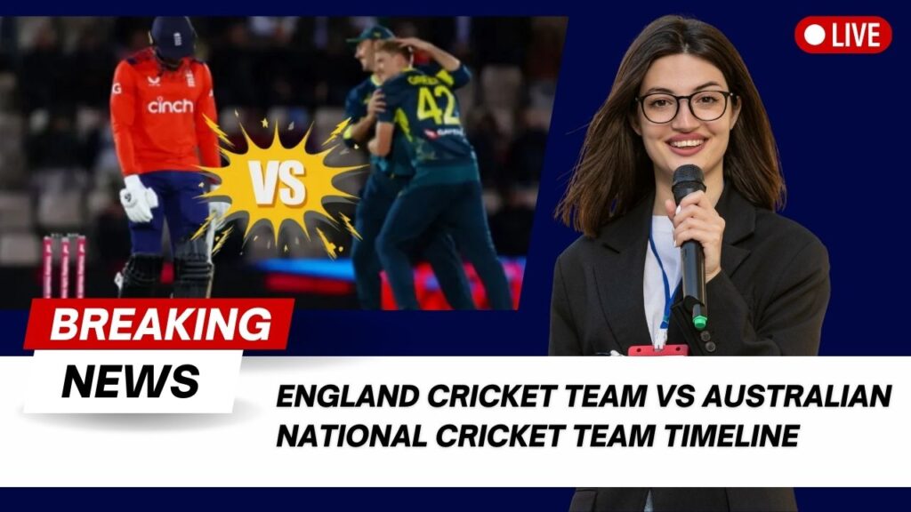 England Cricket Team Vs Australian National Cricket Team Timeline